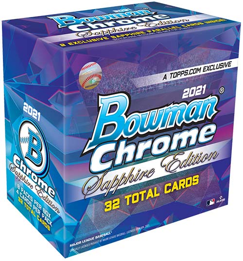 2021 Bowman Chrome Sapphire Baseball Checklist, Box Info, Odds