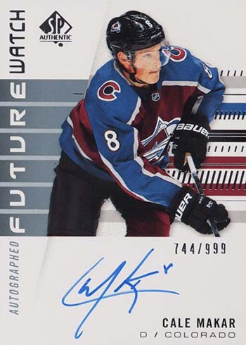 2019-20 SP Authentic Cale Makar Rookie Card