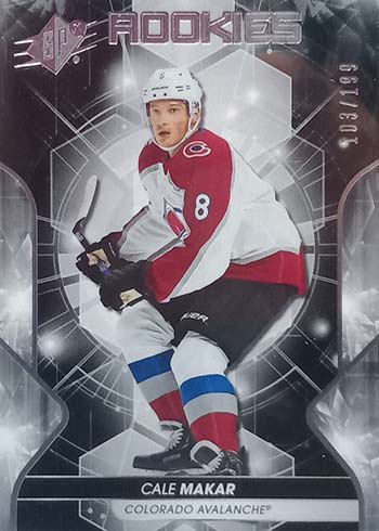 2019-20 SPx Cale Makar Rookie Card