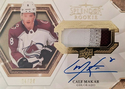 2019-20 Upper Deck Splendor Cale Makar Rookie Card