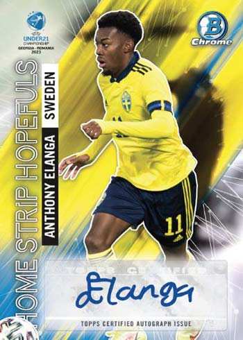 2022 Bowman Chrome Road to UEFA U21 EurosHome Strip Hopefuls Autograph