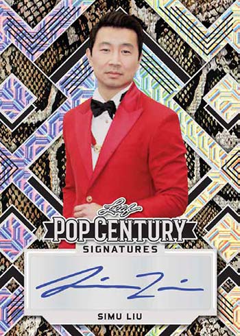 2022 Leaf Metal Pop Century Simu Lui Autograph