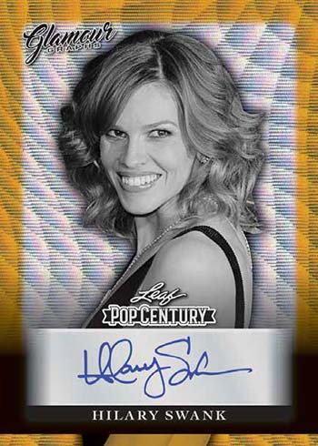 2022 Leaf Metal Pop Century Hilary Swank Autograph