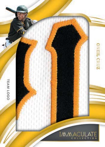 2022 Panini Immaculate Baseball Jumbo Team Logo Oneil Cruz
