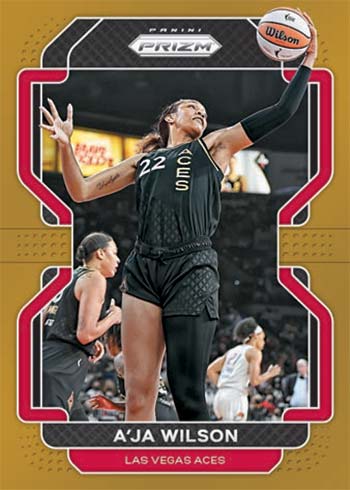 2022 Panini Prizm WNBA Gold Prizms A'ja Wilson