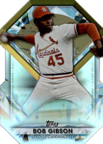 2022 Topps Series 2 Baseball Diamond Greats Die-Cuts Bob Gibson
