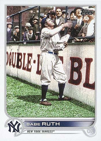 2022 Topps Series 2 Baseball SSP Variations Babe Ruth