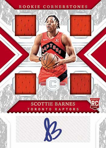 2021-22 Panini Chronicles Basketball Cornerstones Signatures Scottie Barnes