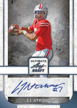 2022 Leaf Ultimate Draft Football Checklist, Hobby Box Info, Release Date