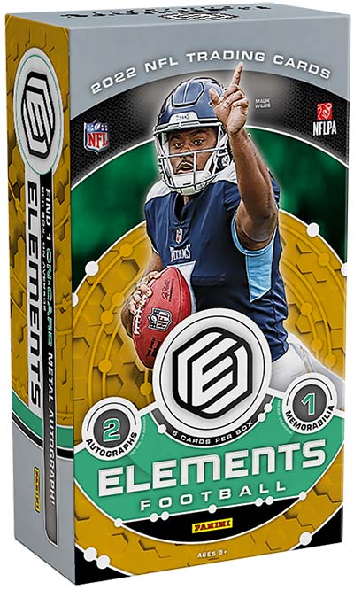 2022 Panini Elements Football Checklist, Team Set Lists, Hobby Box Info