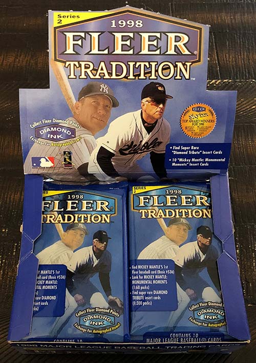 1998 Fleer Tradition Series 2 Baseball Box Break, Review, Breakdown