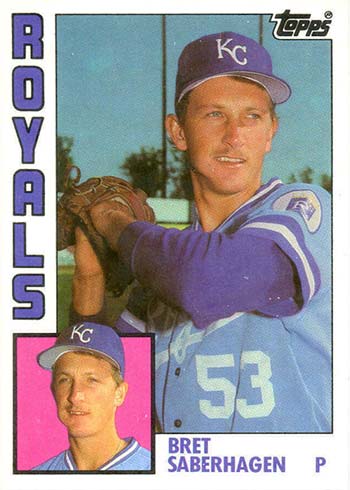 1984 Topps Traded Tiffany Baseball Bret Saberhagen