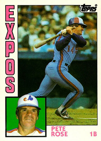 1984 Topps Traded Tiffany Baseball Pete Rose