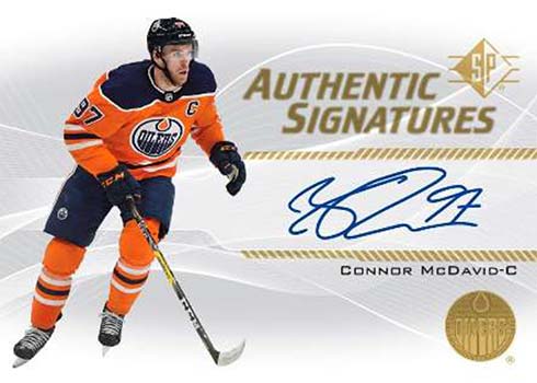 2021-22 SP Hockey Authentic Signatures Connor McDavid