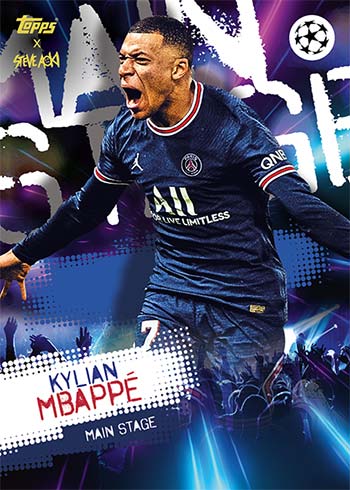 2021-22 Topps Steve Aoki Football Festival Kylian Mbappe