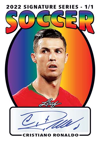2022 Leaf Signature Series Soccer Checklist, Box Info, Release Date