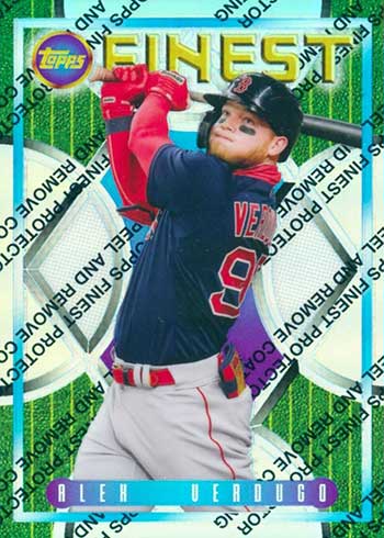2022 Topps Finest Flashbacks Baseball Protector Refractor Alex Verdugo