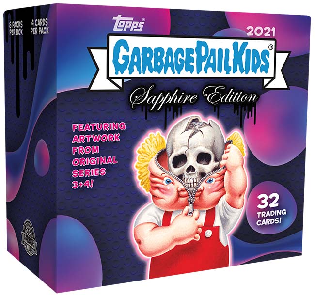 2021 Topps Garbage Pail Kids Chrome Sapphire Edition 10 Box Case