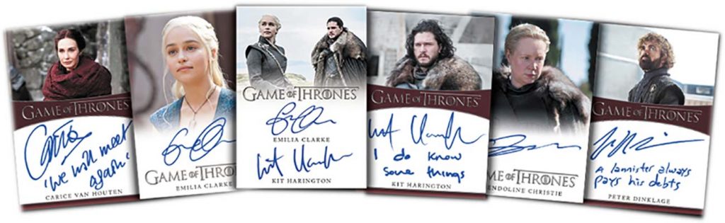 Game of Thrones Rittenhouse サインカード RORY McCANN BJORNSSON 