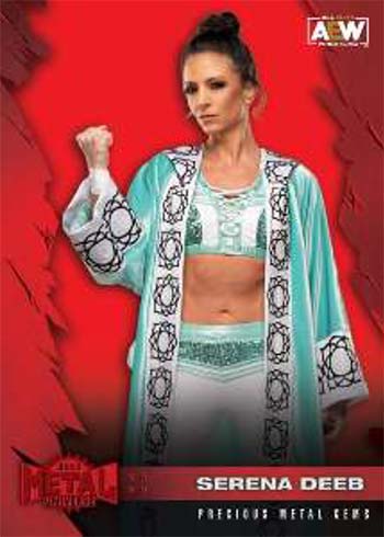 2022 SkyBox Metal Universe AEW Red Precious Metal Gems