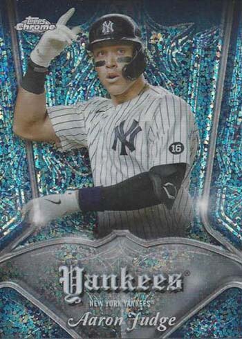 2022 Topps Chrome Baseball Pinstriped Aaron Judge