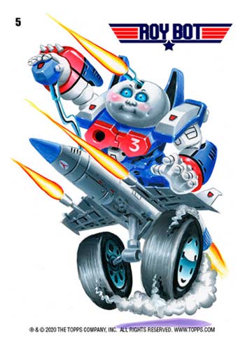 2022 Topps Garbage Pail Kids Krashers Series 3 Roy Bot
