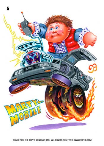 2022 Topps Garbage Pail Kids Krashers Series 3 Pop Krashers Marty Mobile