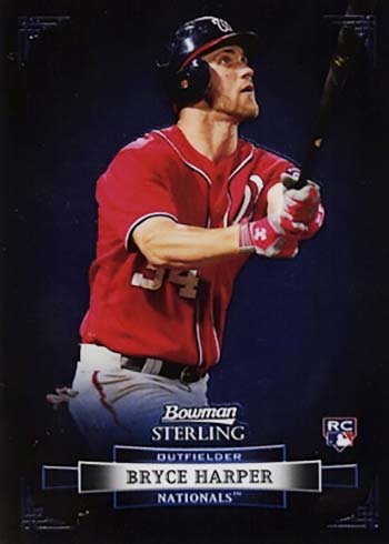 2012 Bowman Sterling Bryce Harper Rookie Card