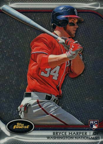 2012 Finest Bryce Harper Rookie Card