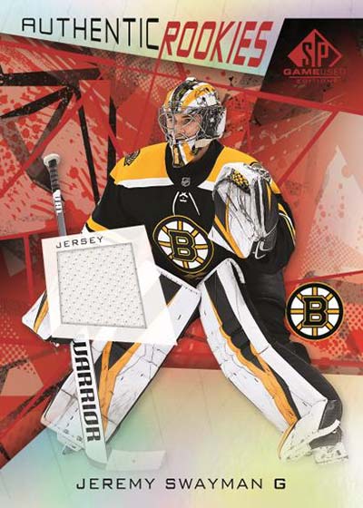 2021-22 SP Game Used Hockey Base Jersey Jeremy Swayman