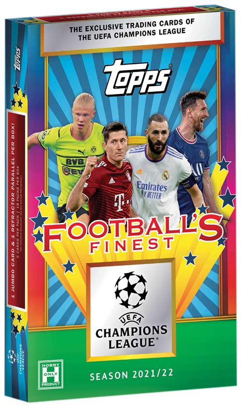 202122 Topps Finest Flashbacks UEFA Checklist, Box Info, Teams