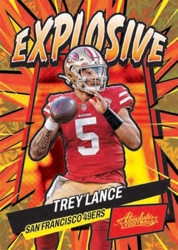2022 Panini Absolute Football Explosive Trey Lance