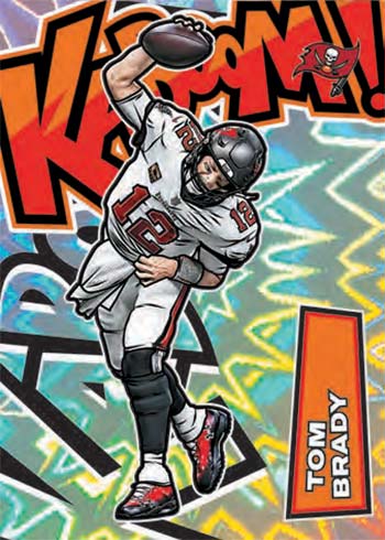 2022 Panini Absolute Football Kaboom Tom Brady