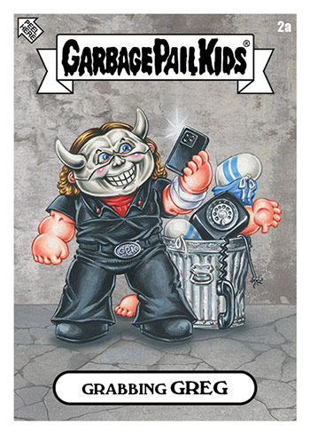 2022 Topps Garbage Pail Kids NYCC 2a Grabbing GREG
