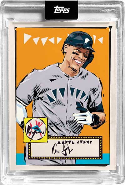 2022 Topps x Naturel 1952 Baseball Art Cards Aaron Judge