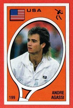 Carte André Agassi 2000 World Stars #10 Gradée PSA 5 EX - Rare, Collection Tennis