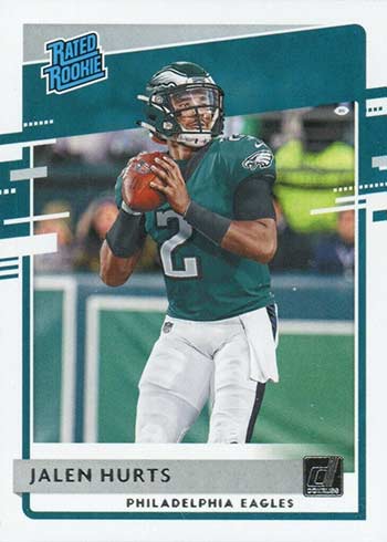 2020 Donruss Jalen Hurts Rookie Card