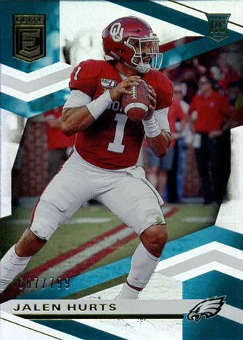 2020 Elite Jalen Hurts Rookie Card