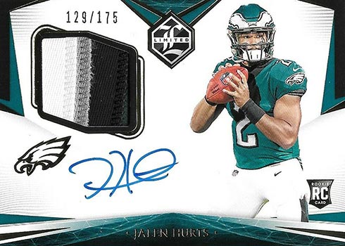 2020 Limited Jalen Hurts Rookie Card