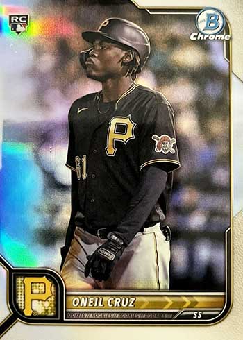 2022 Bowman Chrome Baseball Variations Oneil Cruz