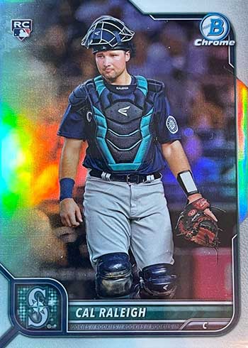 2022 Bowman Chrome Baseball Variations Cal Raleigh