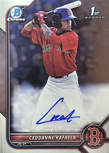 2022 Bowman Chrome Baseball Ceddanne Rafaela Autograph