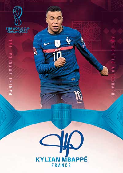 2022 Panini Eminence World Cup Kylian Mbappe Autograph