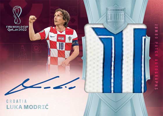 2022 Panini Eminence World Cup Jumbo Patch Autograph Luka Modric