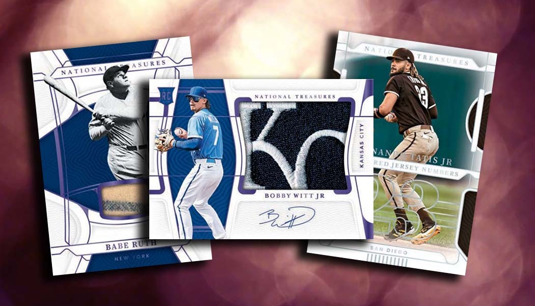 2024 Panini National Treasures Baseball Checklist, Hobby Box Info