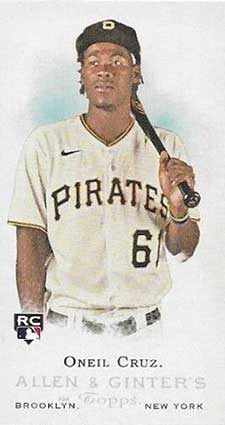 2022 Topps Allen & Ginter Baseball Rookie Design Variations Oneil Cruz