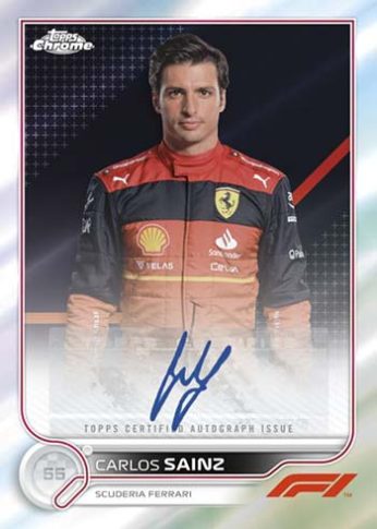 2022 Topps Chrome Formula 1 Checklist, Box Info, Release Date