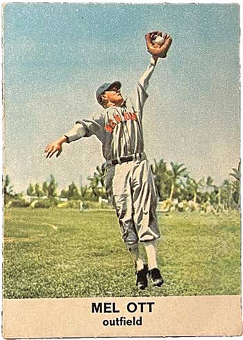 1961 Golden Press Baseball Hall of Fame 1 Mel Ott