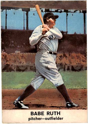 1961 Golden Press Baseball Hall of Fame Babe Ruth
