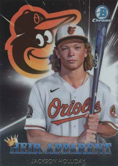 2022 Bowman Draft Heir Apparent Jackson Holliday